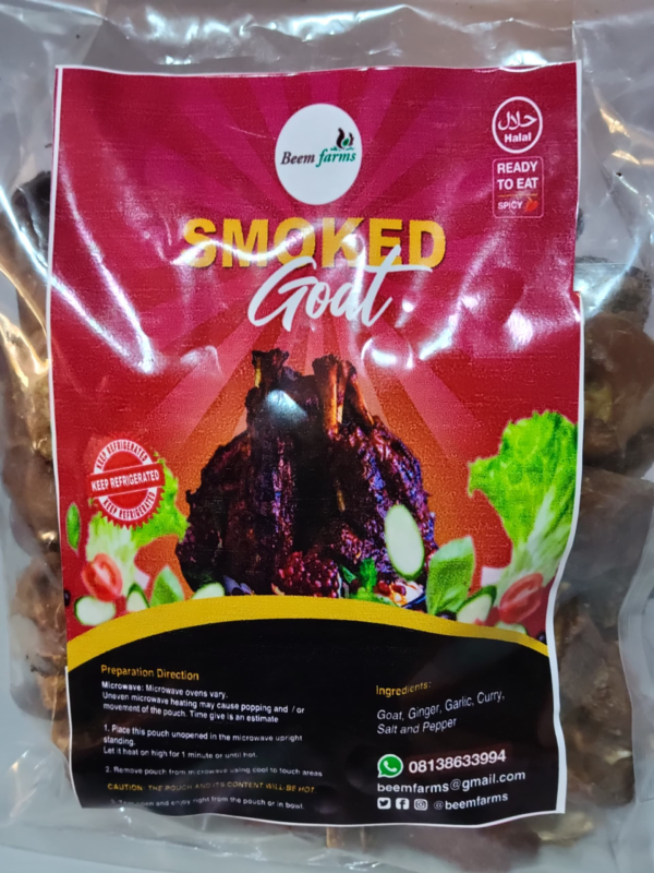 beemfarms Smoked Goat Meat