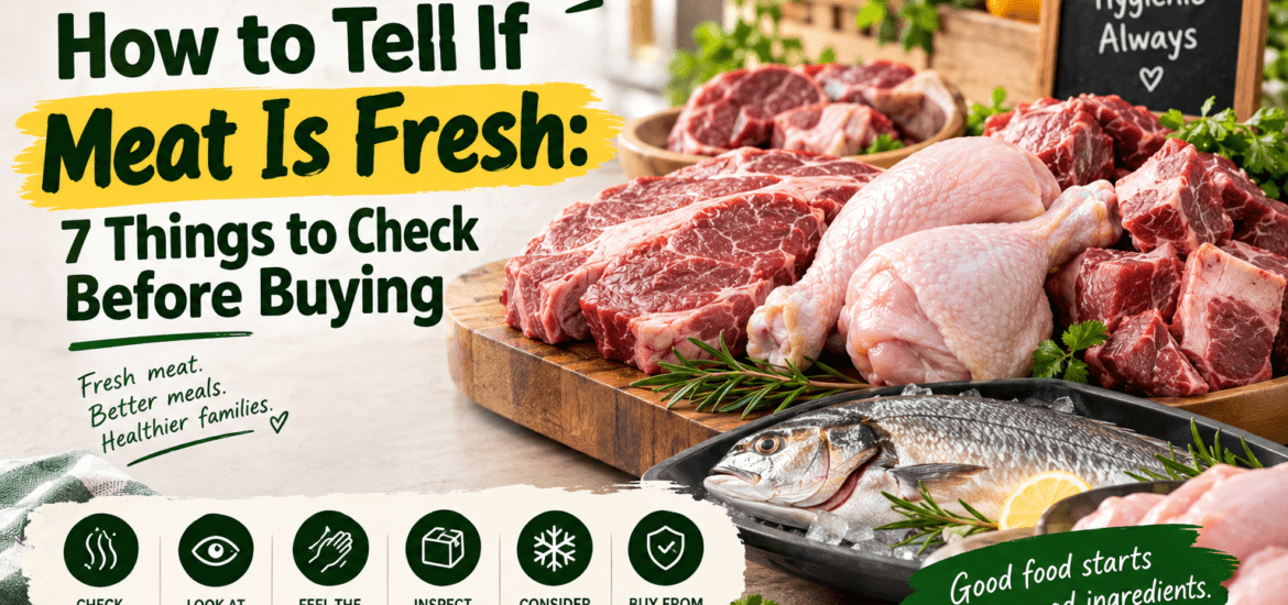 how to tell if meat is fresh